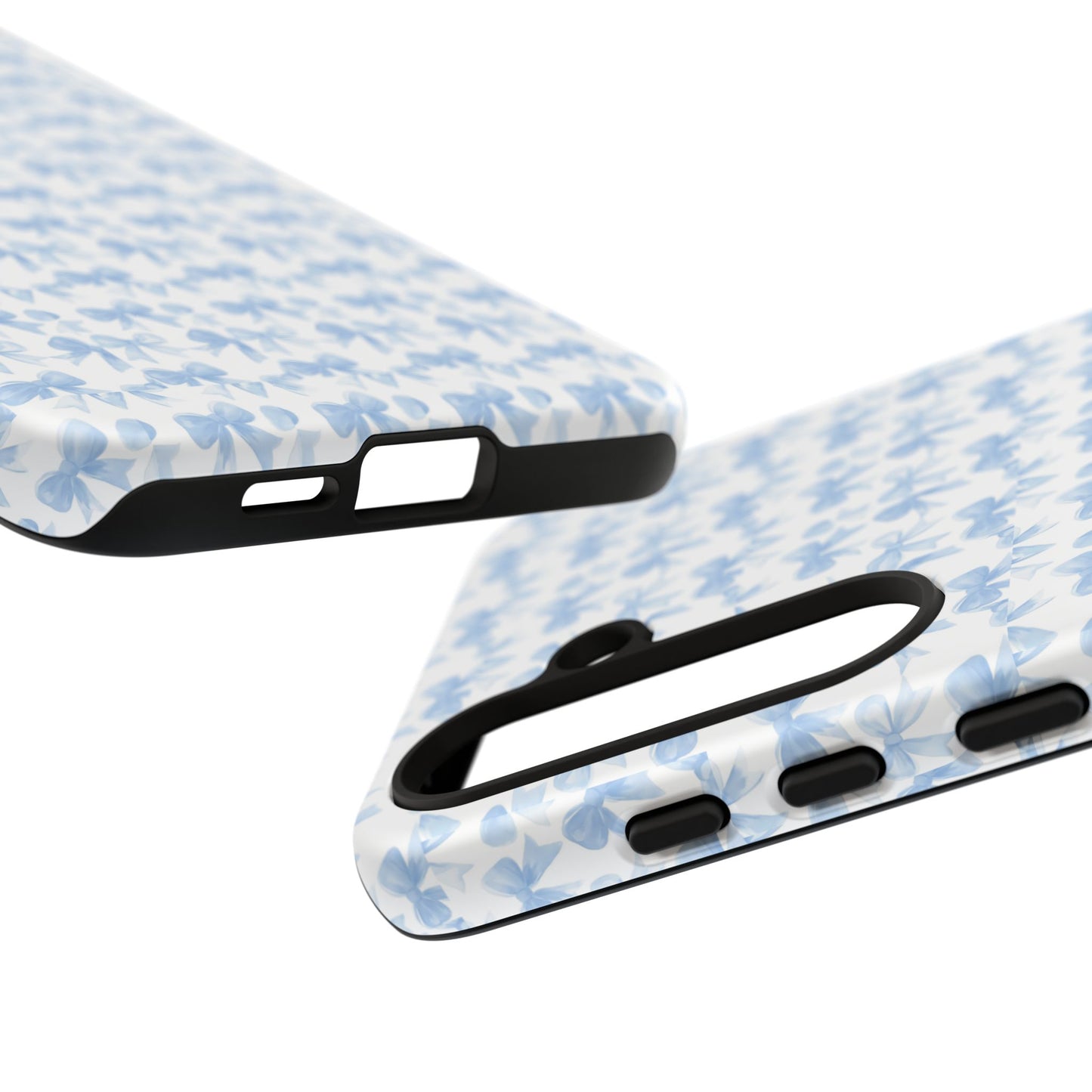 Blue Bow - Phone Case