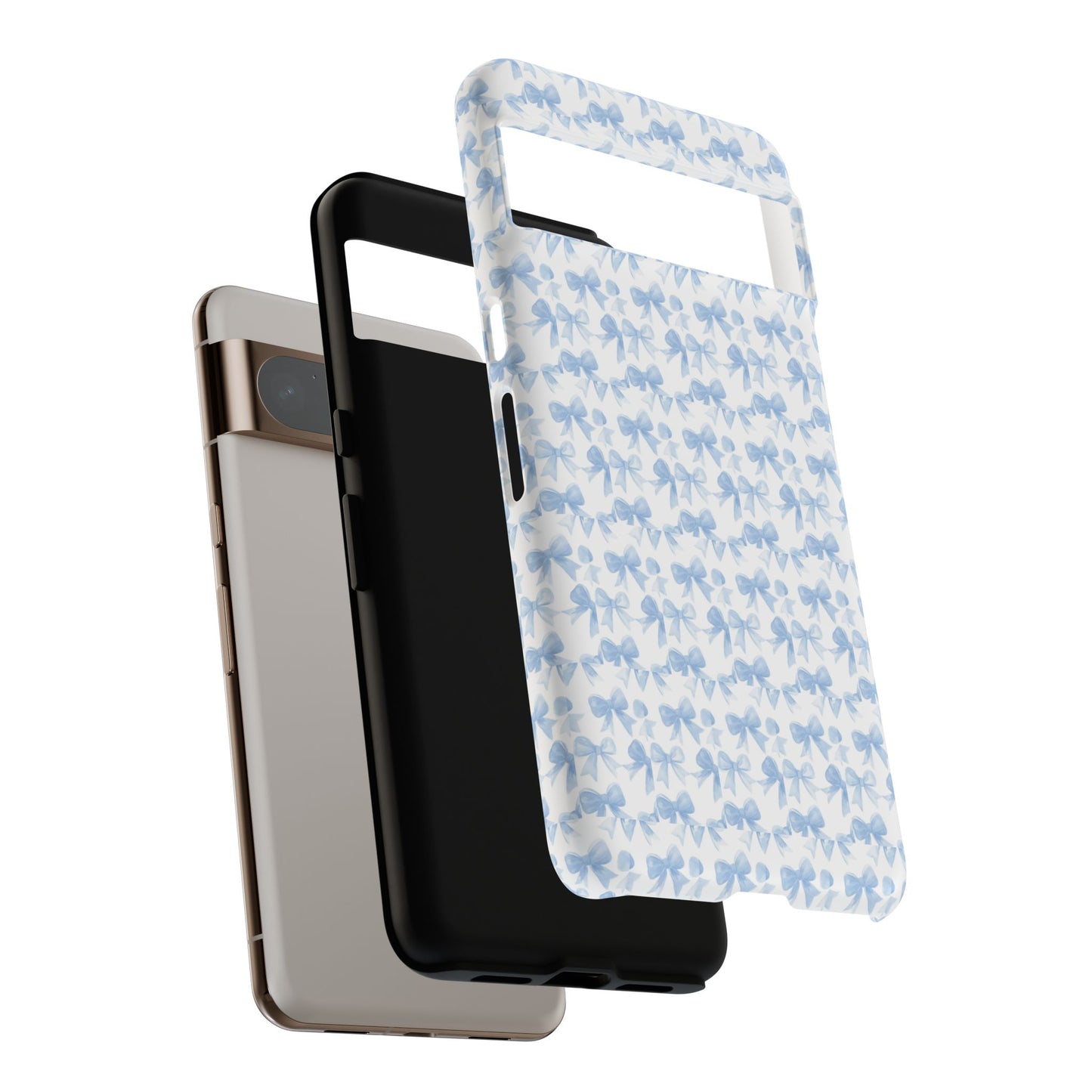 Blue Bow - Phone Case