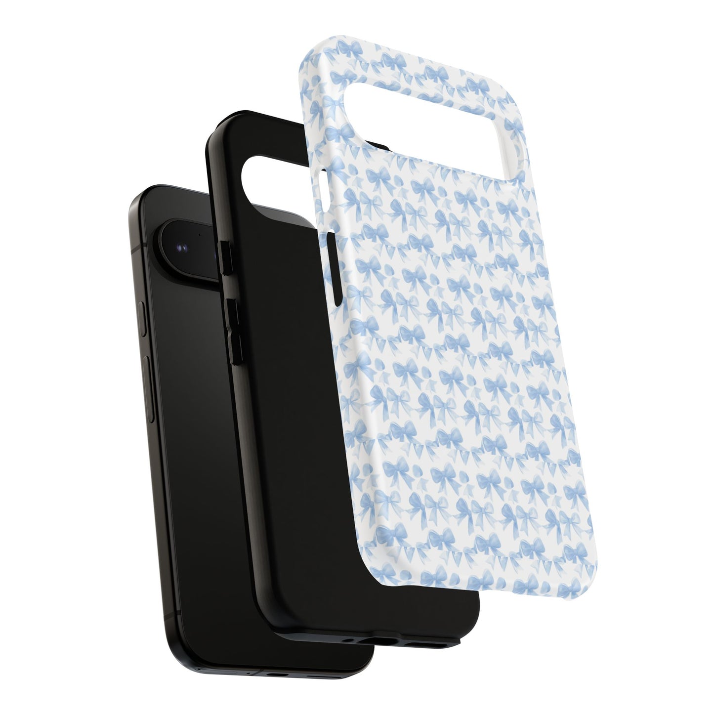 Blue Bow - Phone Case