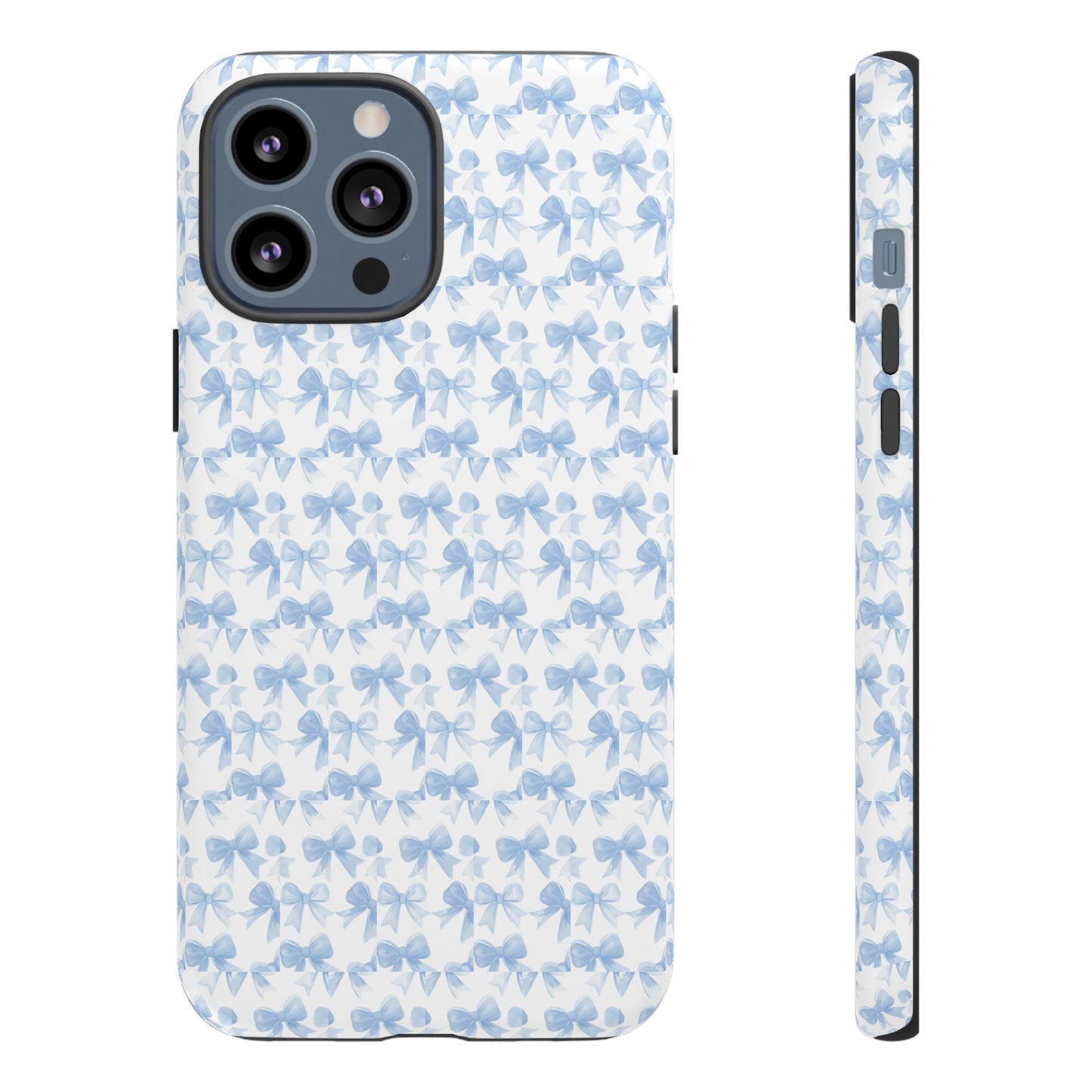 Blue Bow - Phone Case