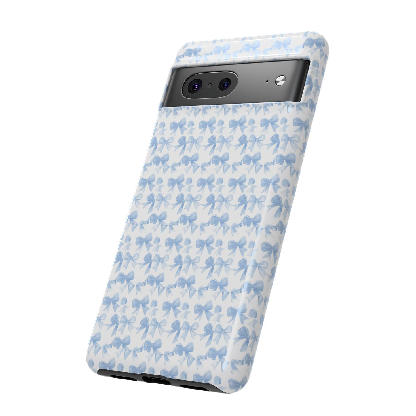 Blue Bow - Phone Case