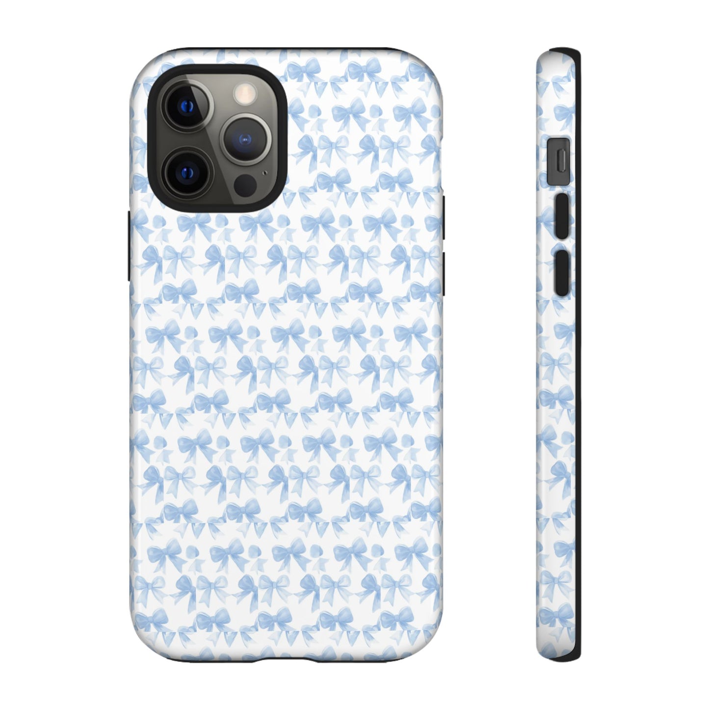 Blue Bow - Phone Case