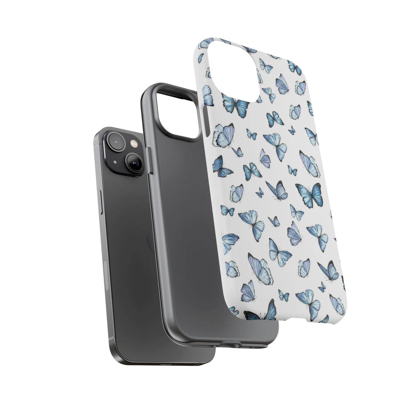 Blue Flutter Phone Case - Stylish & Protective Cover
