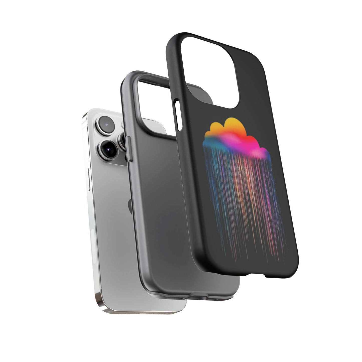 Colorful Cloud Rain -Phone Case