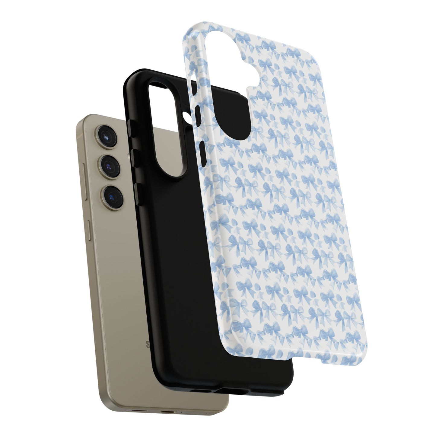 Blue Bow - Phone Case