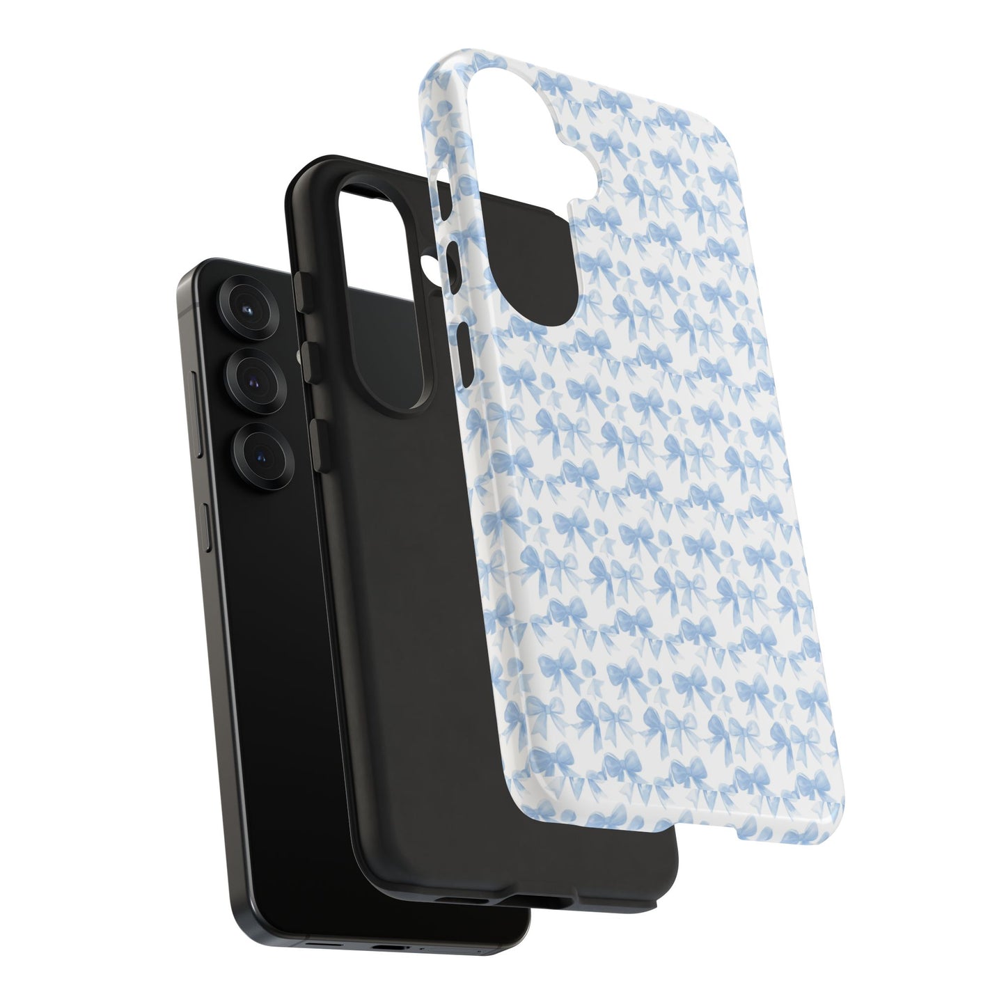 Blue Bow - Phone Case