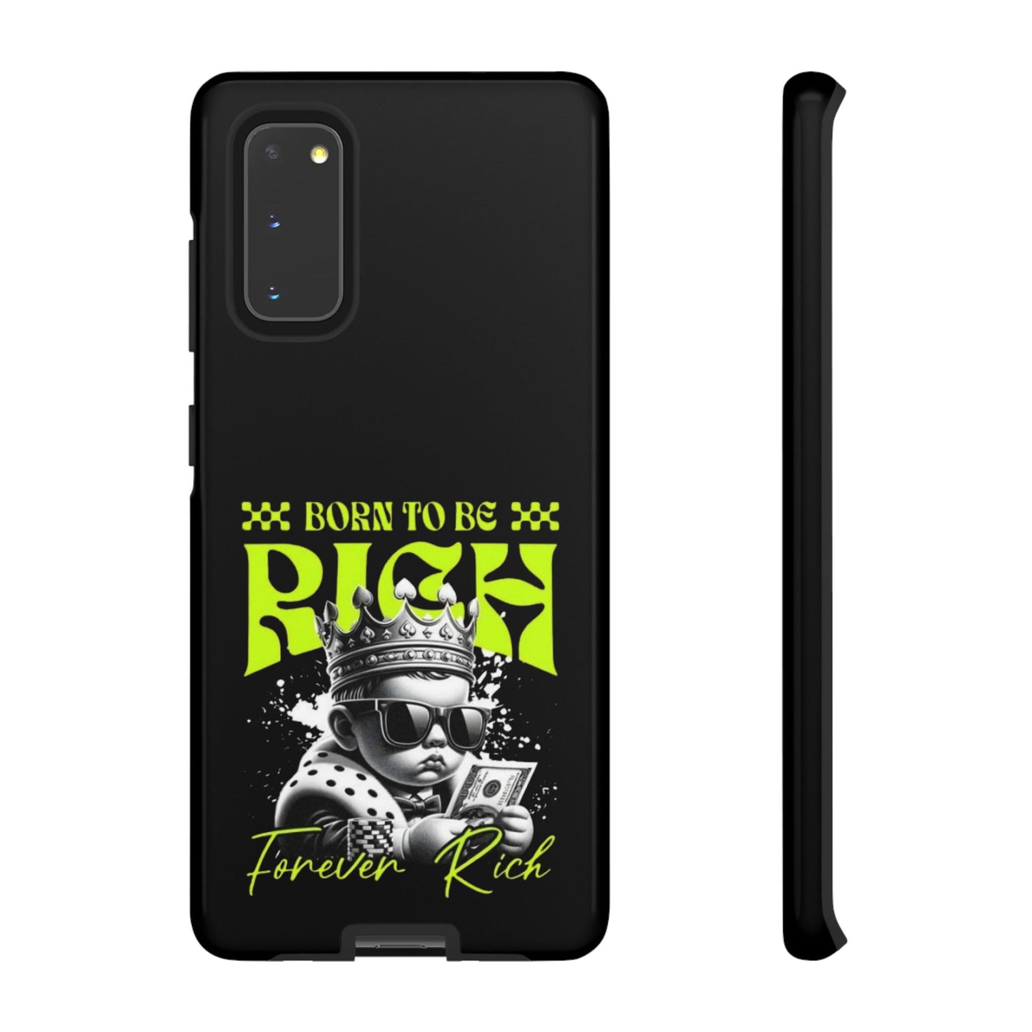 ,, Born to Be Rich"-Phone Case