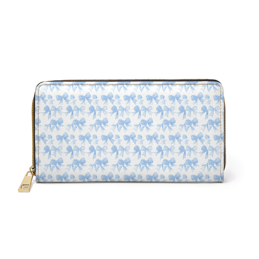 Blue Bow-Wallet