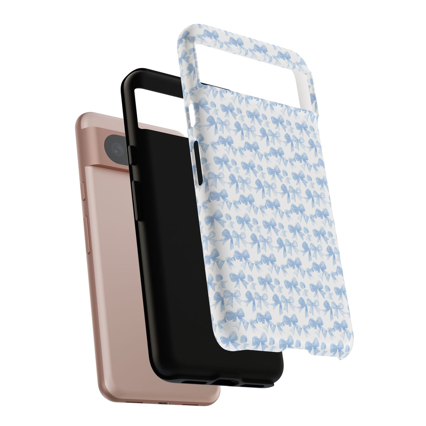 Blue Bow - Phone Case