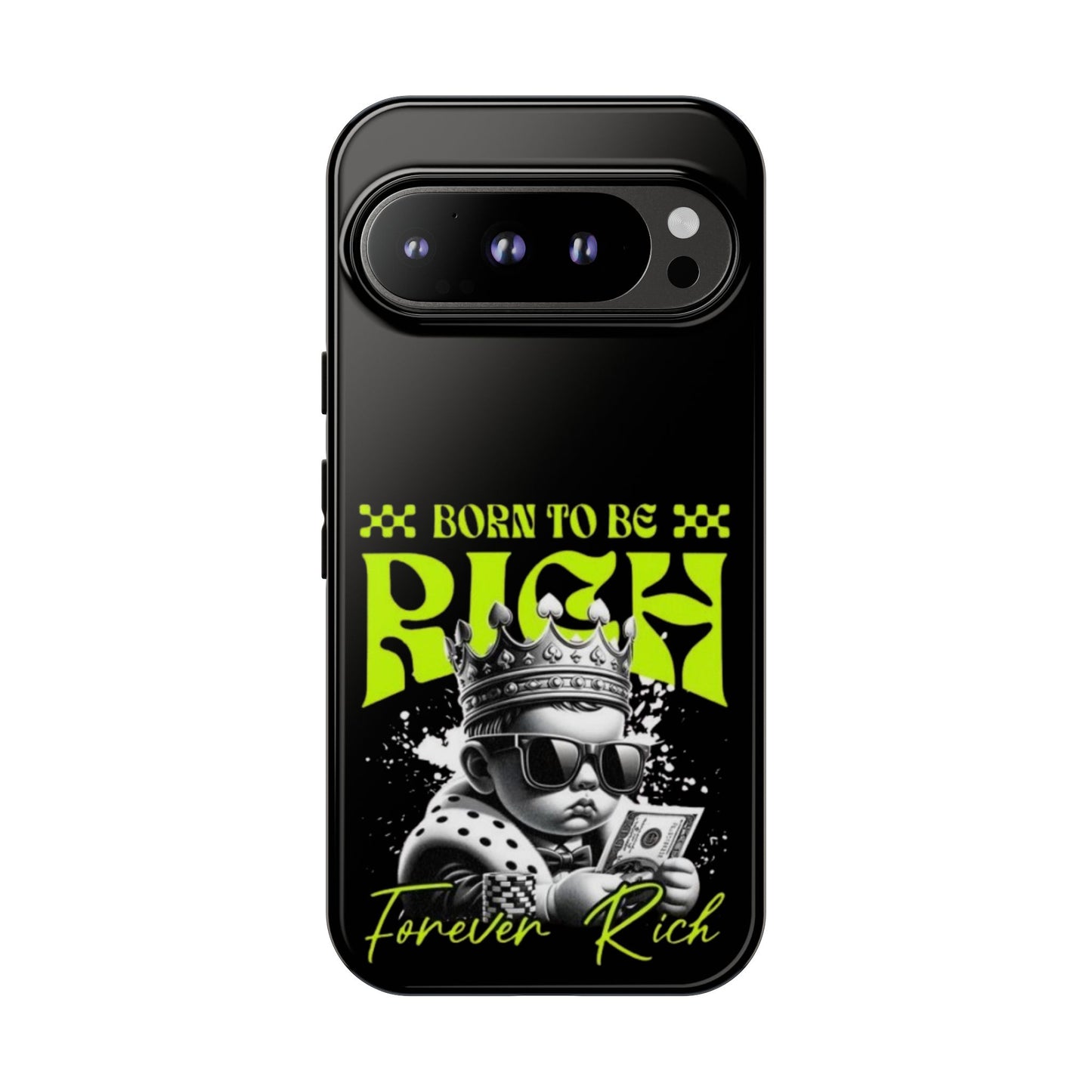 ,, Born to Be Rich"-Phone Case