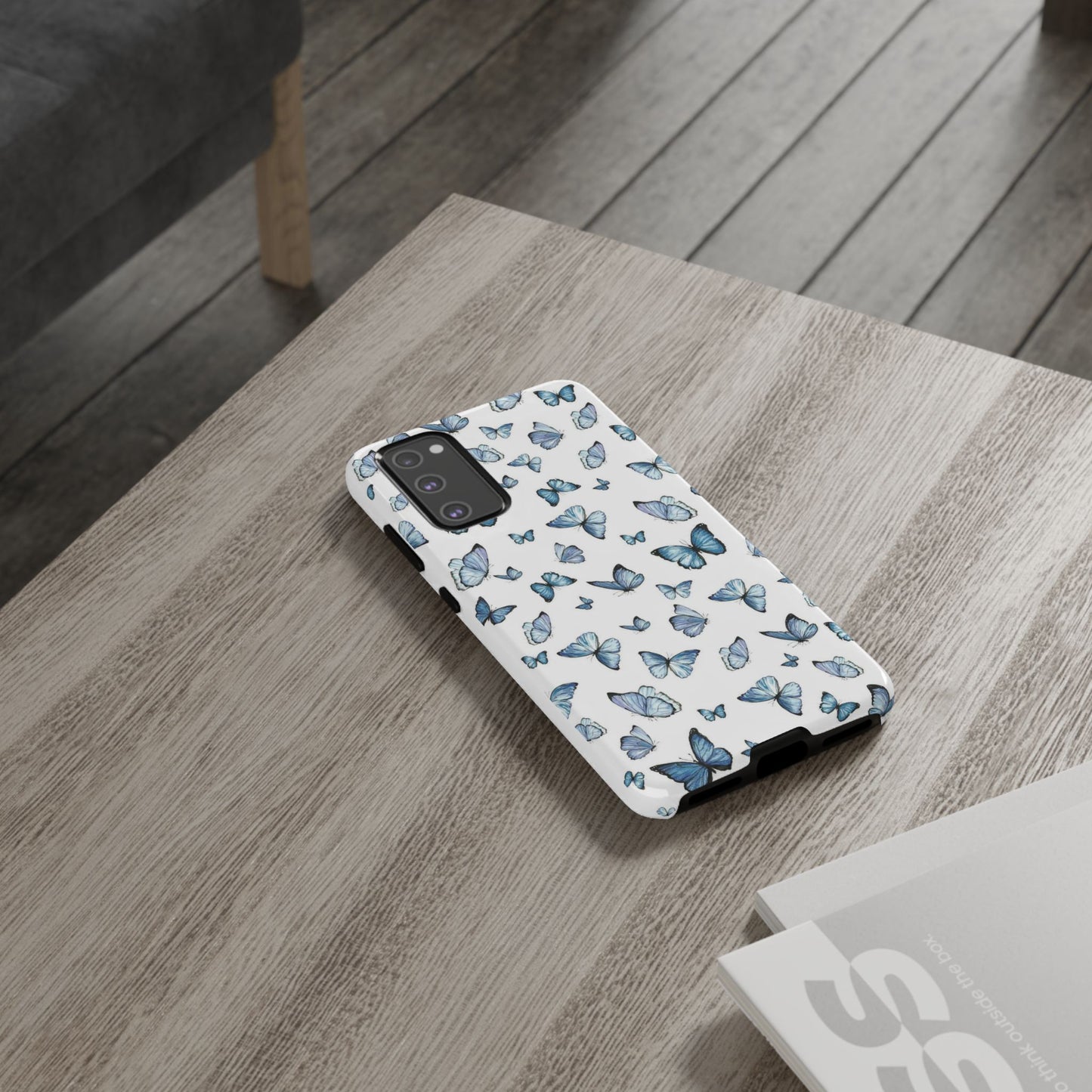 Blue Flutter Phone Case - Stylish & Protective Cover